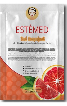 Kırmızı Greyfurt Kağıt Maske-red Grapefruit Sheet Mask Kırmızı Greyfurt Kağıt Maske-red Grapefruit Sheet Mask