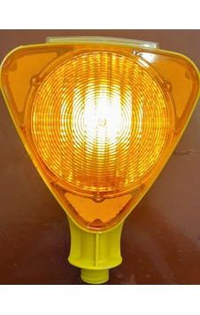 Solarlı Flaşörlü Uyarı Lambası