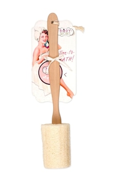 Bodysecret Ahşap Saplı Naturel Kabak Lifi 10 CM Krem Bodysecret Ahşap Saplı Naturel Kabak Lifi 10 CM Krem