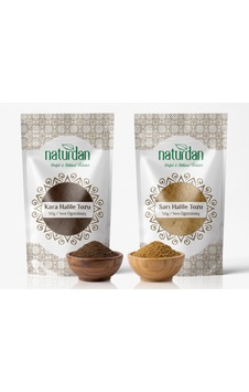 100 Gr Toz Halile Seti : 50 Gr Kara Halile Tozu + 50 Gr Sarı Halile Tozu / Yeni Öğütülmüş