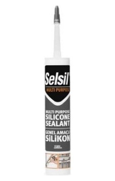 Selsil 2529 Siyah Universal Silikon 280gr- 25'li Paket