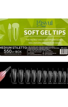 Misyul Jel Tırnak Medium Stiletto 550'li Paket Soft Jel Tips Mıs-2253 Misyul Jel Tırnak Medium Stiletto 550'li Paket Soft Jel Tips Mıs-2253
