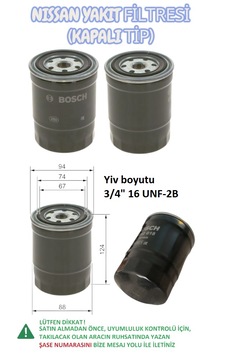 Nissan Navara 2.5 Yakıt Filtresi 2006 Ve Sonrası Nissan Navara 2.5 Yakıt Filtresi 2006 Ve Sonrası