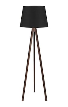 Üç Ayaklı Lambader Tripod Abajur Kumaş Siyah Kahve Ly636 Üç Ayaklı Lambader Tripod Abajur Kumaş Siyah Kahve Ly636