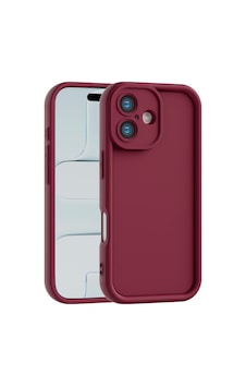 Apple Uyumlu iPhone 16 Plus Kamera Çıkıntılı Mat Silikon Telefon Kılıfı Bordo Apple Uyumlu iPhone 16 Plus Kamera Çıkıntılı Mat Silikon Telefon Kılıfı Bordo