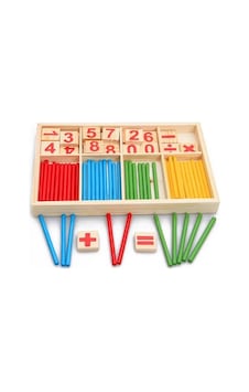 Montessori Sayı Çubuklu Set Montessori Sayı Çubuklu Set