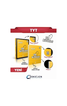 Oksijen Yayınları Tyt Dr. Biyoloji Soru Bankası Ve Video Ders Kitabı Seti Üniversite Hazırlık Oksijen Yayınları Tyt Dr. Biyoloji Soru Bankası Ve Video Ders Kitabı Seti Üniversite Hazırlık