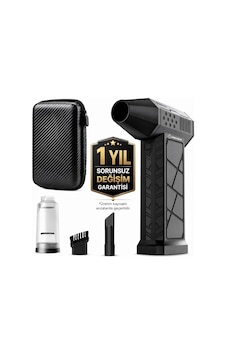 X3 2026 Şarjlı Hava Üfleyici & Vakum Gerçek 130000 Rpm, 8000mah Batarya, 3 Kademeli Turbo Toz Üfleyici Ve Çekici, Bilgisayar, Klavye, Ev, Araç Ve Dış Mekan Kullanımı, Çantalı X3 2026 Şarjlı Hava Üfleyici & Vakum Gerçek 130000 Rpm, 8000mah Batarya, 3 Kademeli Turbo Toz Üfleyici Ve Çekici, Bilgisayar, Klavye, Ev, Araç Ve Dış Mekan Kullanımı, Çantalı