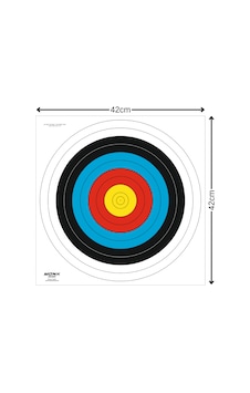 Monk Hedef Kağıdı 40 Cm 10 Halka 10'lu Paket Monk Hedef Kağıdı 40 Cm 10 Halka 10'lu Paket