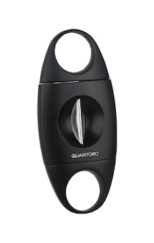 Quantoro Siyah Metal V-cut Puro Makası Kesici - Trz2002 Quantoro Siyah Metal V-cut Puro Makası Kesici - Trz2002