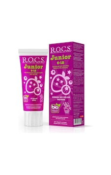 Rocs Junior 6-12 Yaş Orman Meyveli Tadında Florürsüz Diş Macunu - 74 G