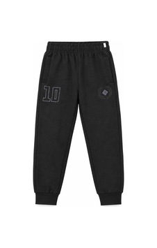 TOMMYLIFE Tommy Life Siyah Standart Fit İnce Unisex Çocuk Eşofman Altı 11318 TOMMYLIFE Tommy Life Siyah Standart Fit İnce Unisex Çocuk Eşofman Altı 11318