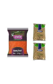 Yazar Kırmızı Mercimek 5 KG + Yeşil Mercimek 5 KG Yazar Kırmızı Mercimek 5 KG + Yeşil Mercimek 5 KG