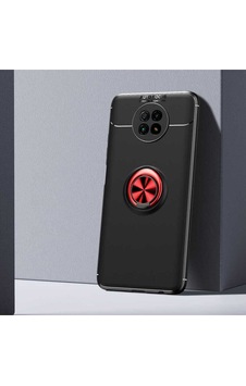 Xiaomi Redmi Note 9 5g Kılıf Zore Ravel Silikon Kapak Siyah-Kırmızı Xiaomi Redmi Note 9 5g Kılıf Zore Ravel Silikon Kapak Siyah-Kırmızı