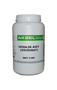 Akbel Oksalik Asit Dihidrat %99 2 Kg Akbel Oksalik Asit Dihidrat %99 2 Kg