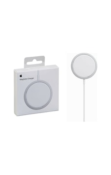 İphone Uyumlu Magsafe Charger Kablosuz Şarj Aleti Beyaz İphone Uyumlu Magsafe Charger Kablosuz Şarj Aleti Beyaz