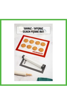 Vaveni Fırınlanabilir Kendinden Yağlı Silikon Pişirme Matı Hamur Açma Matı Silpat 30x40 Cm 1 Adet Arz Çok Renkli Vaveni Fırınlanabilir Kendinden Yağlı Silikon Pişirme Matı Hamur Açma Matı Silpat 30x40 Cm 1 Adet Arz Çok Renkli