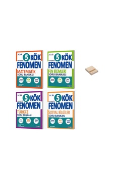 5. Sınıf Kök Matematik Fen Türkçe Ve Sosyal Soru Bankası 4lü Set + Telefon Standı 5. Sınıf Kök Matematik Fen Türkçe Ve Sosyal Soru Bankası 4lü Set + Telefon Standı