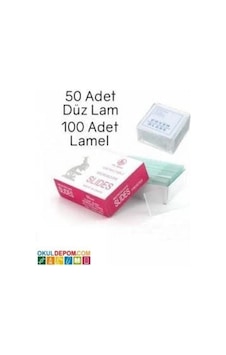 Lam Lamel Seti - 50 Adet Lam Düz + 100 Adet 18X18 Lamel Lam Lamel Seti - 50 Adet Lam Düz + 100 Adet 18X18 Lamel