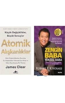 Atomık Alıskanlıklar + Zengın Baba Yoksul Baba 2 Set Atomık Alıskanlıklar + Zengın Baba Yoksul Baba 2 Set