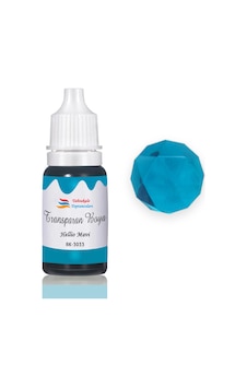 Epoksi Reçine Transparan Boya Pigment Şeffaf Epoksi Boyası 20 Ml Hellio Mavi - 3033 Epoksi Reçine Transparan Boya Pigment Şeffaf Epoksi Boyası 20 Ml Hellio Mavi - 3033