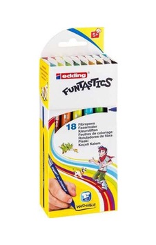 15 Funtastics Yuvarlak Uçlu Keçeli Kalem 18lii Set Karışık Renkli