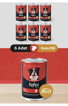 Reflex Plus Parça Kuzu Etli Köpek Konservesi 6x400 Gr Reflex Plus Parça Kuzu Etli Köpek Konservesi 6x400 Gr