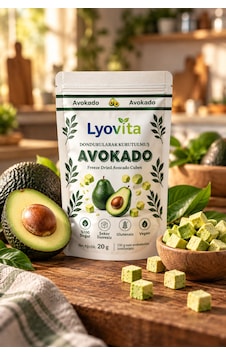 Avokado Dondurularak Kurutulmuş Freeze Dried 20 G