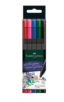Faber Castell Grip Finepen Klasik 5'li 151604 Faber Castell Grip Finepen Klasik 5'li 151604