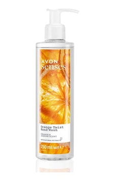 Avon Senses Orange Twist Portakal Ve Yasemin Kokulu Sıvı El Sabunu 250 ML Avon Senses Orange Twist Portakal Ve Yasemin Kokulu Sıvı El Sabunu 250 ML