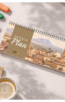 Tarihsiz Spiralli Haftalık Masaüstü Planlayıcı - Adana - 10x30 Cm Plango Turkuaz Tarihsiz Spiralli Haftalık Masaüstü Planlayıcı - Adana - 10x30 Cm Plango Turkuaz