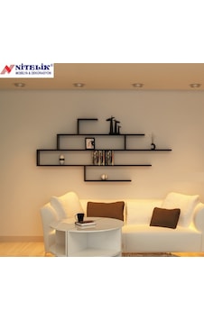 Line Büyük Mdf Kitaplık Line Büyük Mdf Kitaplık