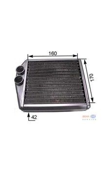 MAHLE-KNECHT AH6000S Kalorifer Radyatörü Corsa.C-Combo MAHLE-KNECHT AH6000S Kalorifer Radyatörü Corsa.C-Combo