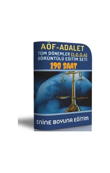Aöf Adalet Önlisans Usb Eğitim Seti 1-2 Sınıf Aöf Adalet Önlisans Usb Eğitim Seti 1-2 Sınıf