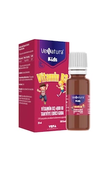 Venatura Kids Vitamin D3 400 Iu Takviye Edici Gıda Venatura Kids Vitamin D3 400 Iu Takviye Edici Gıda