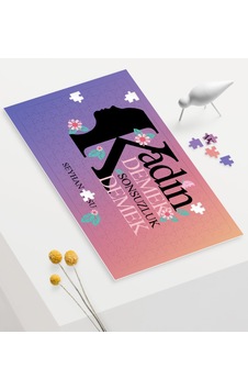 Kişiye Özel Kadınlar Günü Sonsuzluk Tasarımlı 240 Parça A3 Puzzle