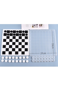 Epoksi Reçine Silikon Kalıp İthal Satranç Dama Silikon Kalıp Hb13521-0077 Epoksi Reçine Silikon Kalıp İthal Satranç Dama Silikon Kalıp Hb13521-0077