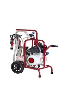 Tek Sağım Yağlı Sistem 30 Lt Krom Güğümlü Süt Sağım Makinesi Tek Sağım Yağlı Sistem 30 Lt Krom Güğümlü Süt Sağım Makinesi