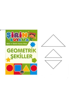 Karatay 4e Şirin Boyama Kitabı Geometrik Şekiller 16 Syf Karatay 4e Şirin Boyama Kitabı Geometrik Şekiller 16 Syf