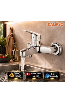 Gül Mix Banyo Bataryası Aç Kapa Krom - Parlak Gül Mix Banyo Bataryası Aç Kapa Krom - Parlak