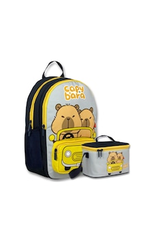 Capybara Unisex Capybara Seyahatte Okul Çantası+beslenme Çantası Seti - Setcpb6218b Çok Renkli Capybara Unisex Capybara Seyahatte Okul Çantası+beslenme Çantası Seti - Setcpb6218b Çok Renkli