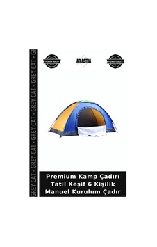 Premium Kamp Çadırı Tatil Keşif 6 Kişilik Manuel Kurulum Çadır Belirtilmemiş Premium Kamp Çadırı Tatil Keşif 6 Kişilik Manuel Kurulum Çadır Belirtilmemiş