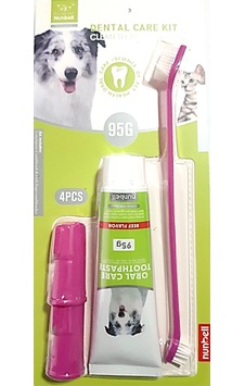 Nunbell Dental Kit Et Tadında Köpek Ağız Bakım Seti Nunbell Dental Kit Et Tadında Köpek Ağız Bakım Seti