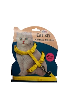 Ans Kedi Göğüs Bel Tasması Sarı Ans Kedi Göğüs Bel Tasması Sarı