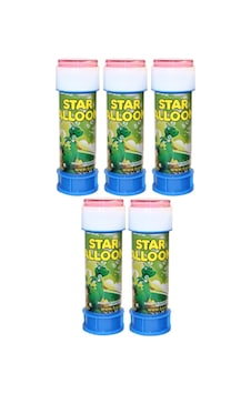 Star Bubbles Mini Baloncuk Köpük Oyuncak 5 Adet Metalik