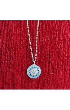Oriental Kuyumculuk Jewellery Göz Boncuklu Gümüş Kolye Gümüş Oriental Kuyumculuk Jewellery Göz Boncuklu Gümüş Kolye Gümüş