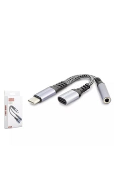 Hadron Gj-014 Type-c To Type-c + 3.5mm F Kablo Audıo Hadron Gj-014 Type-c To Type-c + 3.5mm F Kablo Audıo