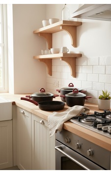 Masterchef 7 Parça Siyah Alüminyum Tencere Takımı Siyah Masterchef 7 Parça Siyah Alüminyum Tencere Takımı Siyah
