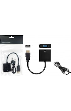 Platoon Pl-7237 Hdmı To Vga Adaptör Çevirici Platoon Pl-7237 Hdmı To Vga Adaptör Çevirici