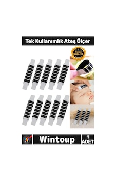 Ölçer Hızlı Güvenilir Ölçüm Sağlayan Hijyenik Pratik Esnek Şerit Medikal Tek Kullanımlık Ateş Ölçer